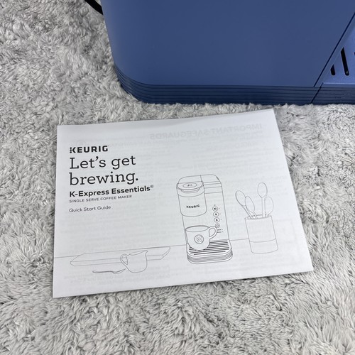Keurig K-Express Essentials, Single Serve K-Cup Pod Coffee Maker | Blue - 第 9/9 張圖片