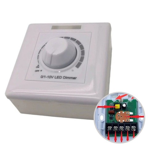 Interruttore Dimmer Luce LED con Regolazione Luminosità Stepless Ampia Compatib - Foto 8 di 12