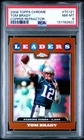 2008 TOPPS CHROME COPPER REFRACTOR #TC121 TOM BRADY 40/425 PSA 8