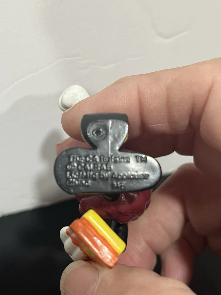 Figura PVC California Raisins Skater Flat-Top 1987 Applause Hardees Promo Foto 4 de 4