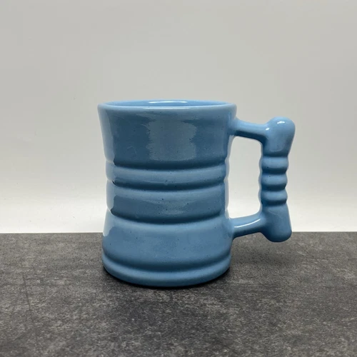 Vintage Frankoma C3 Coffee or Tea Mug Plainsman Robin Egg Blue Cup
