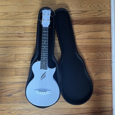 Enya NOVA U PRO 26-Inch Carbon Fiber Cutaway Tenor Ukulele, White | Waterproo...