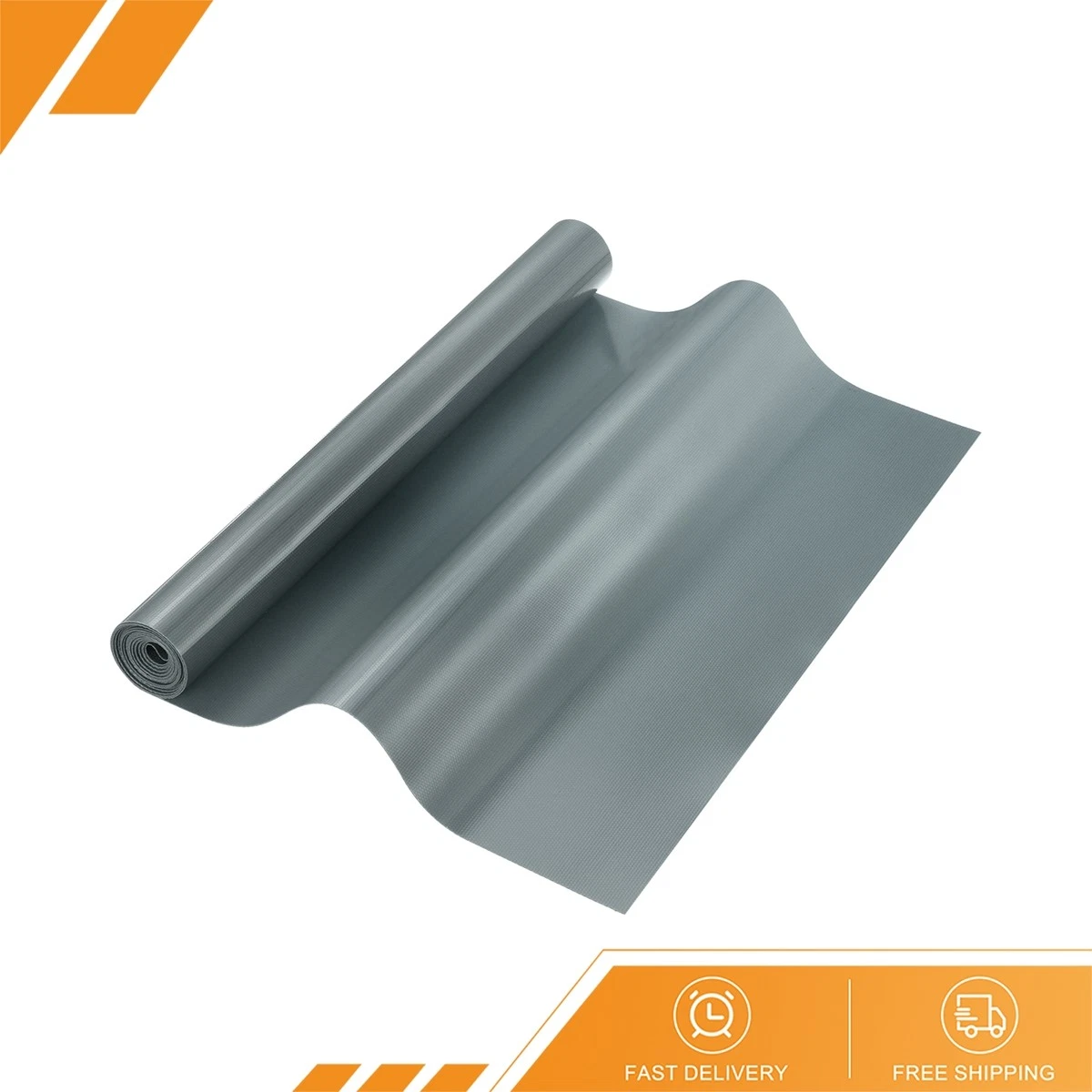 11.8" x 5.9FT Silicone Baking Mat Roll Heat Resistant Grey
