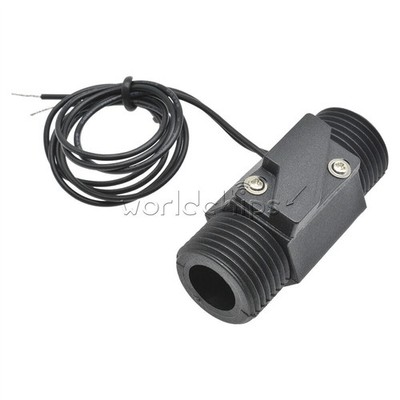G1/2 inch 22mm Vertical Horizontal Magnetic Water Flow Flowmeter Sensor Switch *