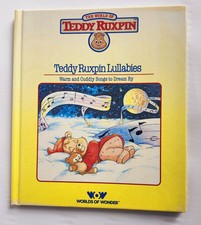 1985 WOW The World Of Teddy Ruxpin Teddy Ruxpin Lullabies Book
