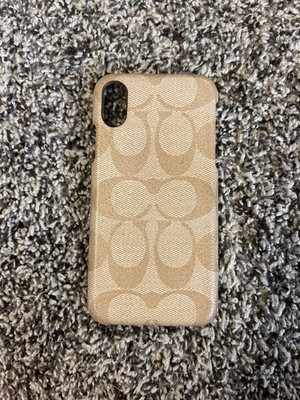Coach Signature Case For iPhone Luxury Designer Cell Phone Cover