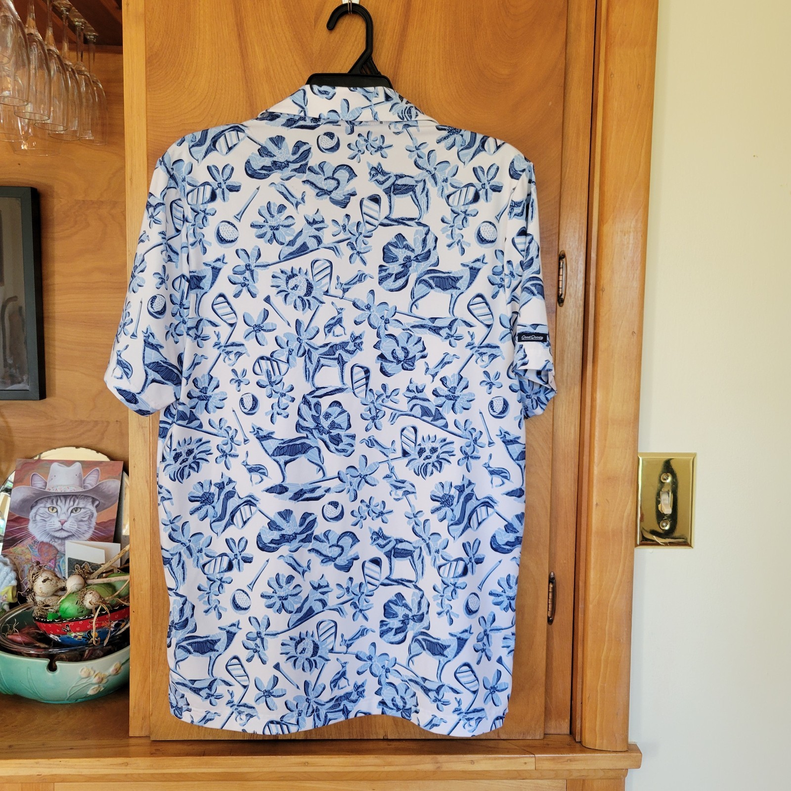 Good Good Golf Patterned Performance Stretch Polo… - image 3