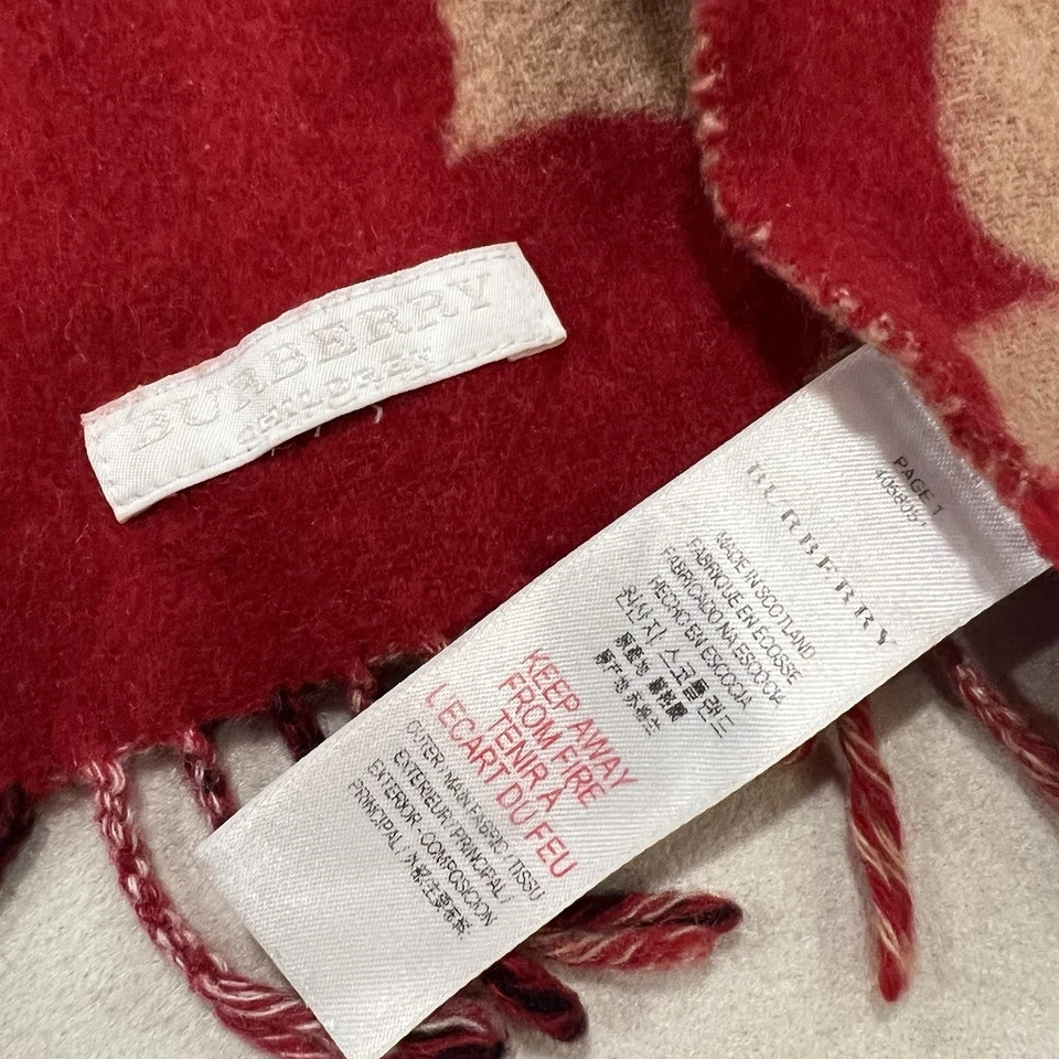 Bufanda de cachemir BURBERRY para niños Foto 2 de 4