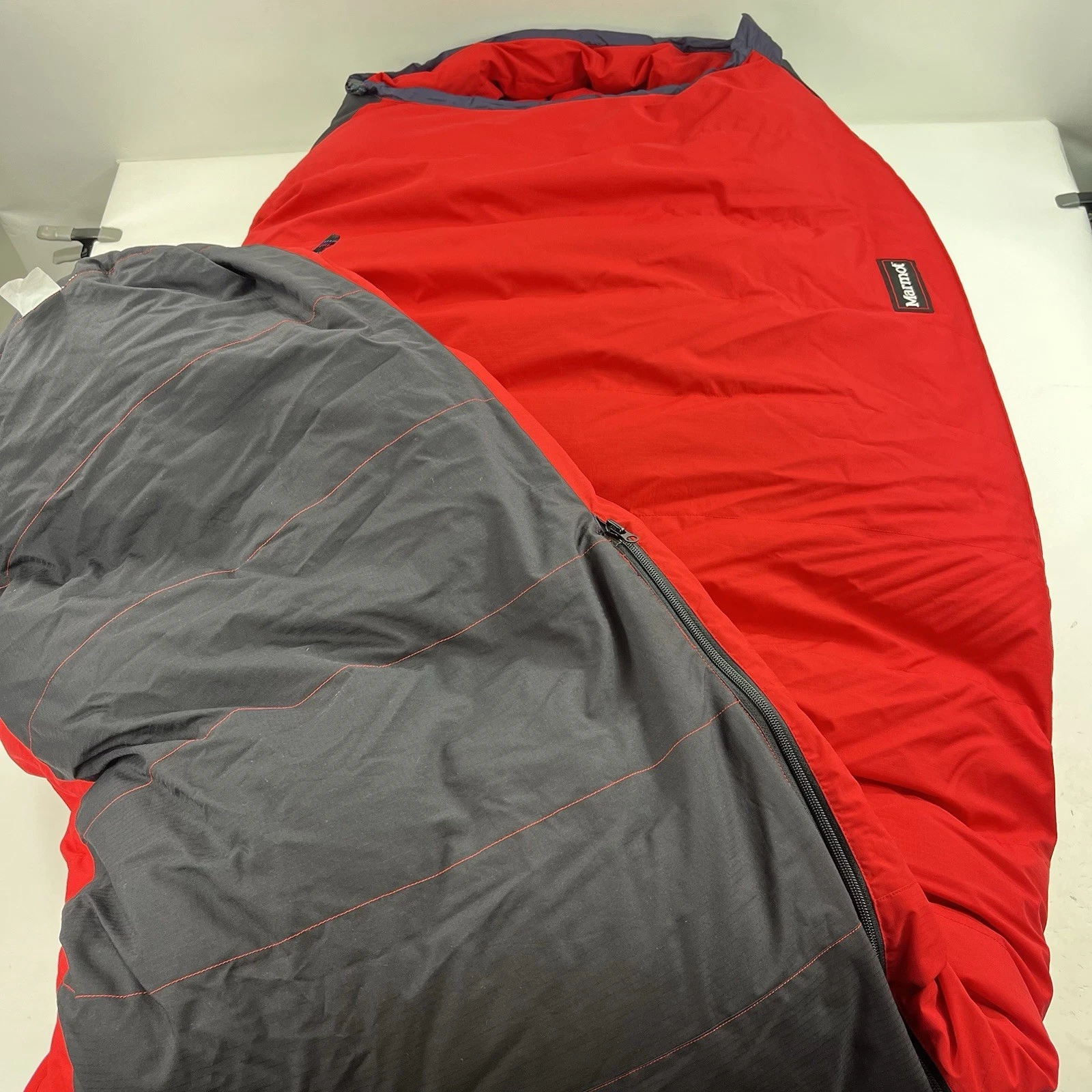Marmot Couloir DryLoft LONG Goose Down Sleeping Bag WARM Red Black NICE
Opens in a new window or tab