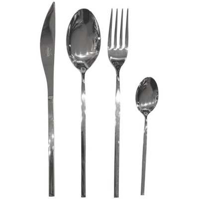 MORINOX BESTECKSERVICE 24-TEILIG EDELSTAHL 18/10 - UNIKA STYLE 
