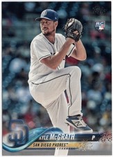 2018 Topps Kyle McGrath Rookie Card RC #376 Padres