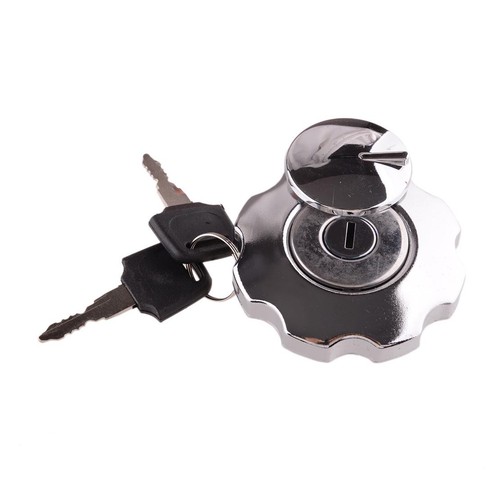1x Silver Fuel Tank Cap Cover Valve Breather For Motorcycle ATV Universal New - Picture 2 of 4