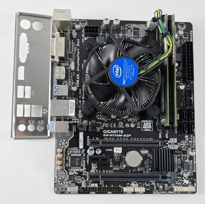 Intel Core i5 6600K + Gigabyte GA-H110M-D2P + 16GB DDR4 #107
