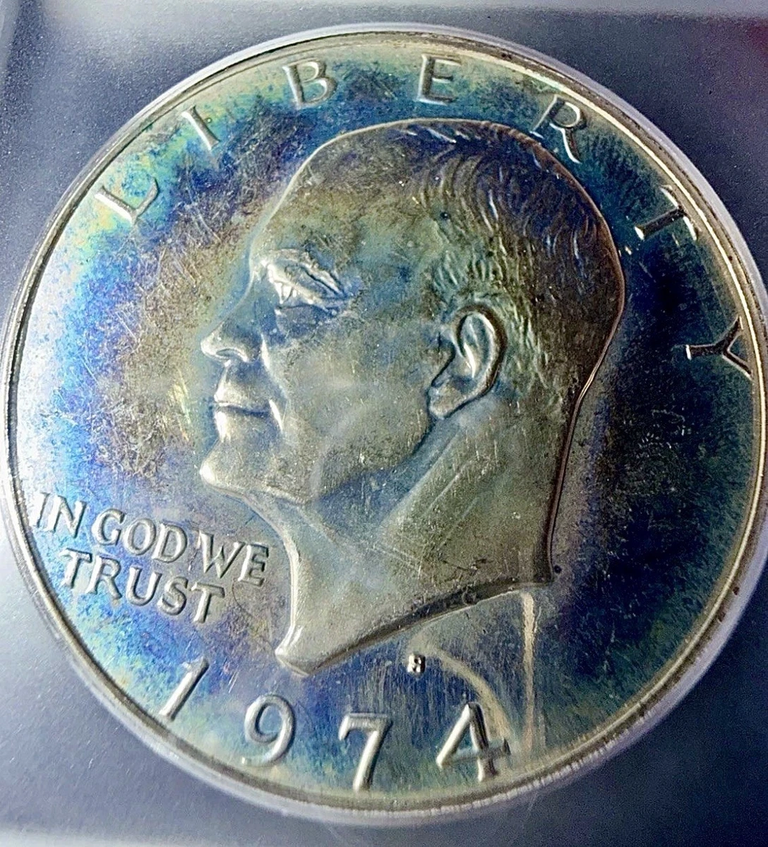 アメリカ　銀貨　1974－S　シルバー　プルーフ　ダラーアイゼンハワー　ラベル Proof 1974 Eisenhower Dollars (1971-1978) for sale | eBay