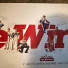 Top 1980’s drivers Richard petty Winston Signed Poster Charlotte Motor Speedway — photo 3