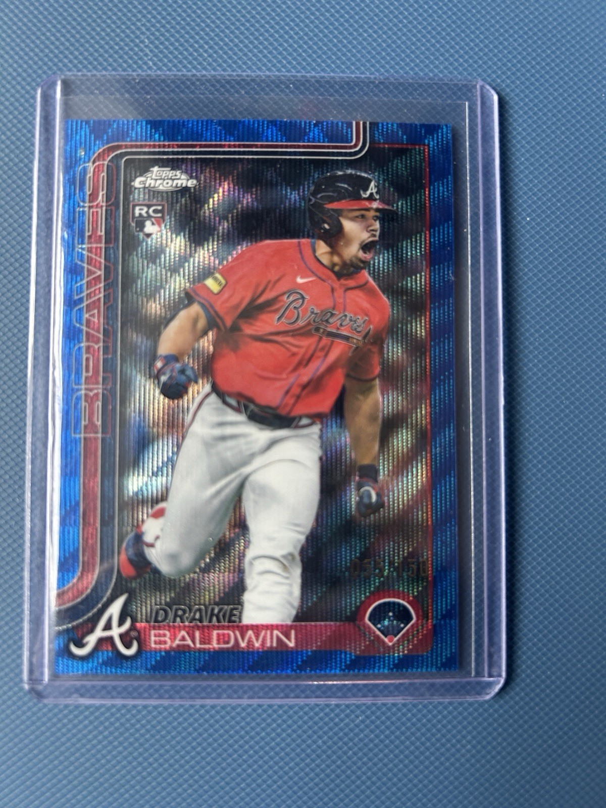 2025 Topps Chrome Update - Drake Baldwin #USC96 Blue Wave Refractor /150 (RC)