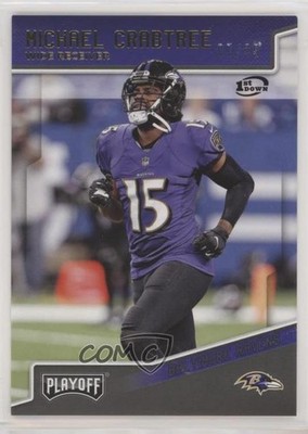 2018 Panini Playoff 1st Down /99 Michael Crabtree #16 0e3