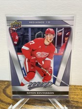 2025-26 Upper Deck MVP Simon Edvinsson #36 Detroit Red Wings