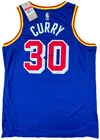 STEPHEN CURRY #30 SIGNED WARRIORS SWINGMAN CLASSIC BASKETBALL JERSEY PSA/DNA