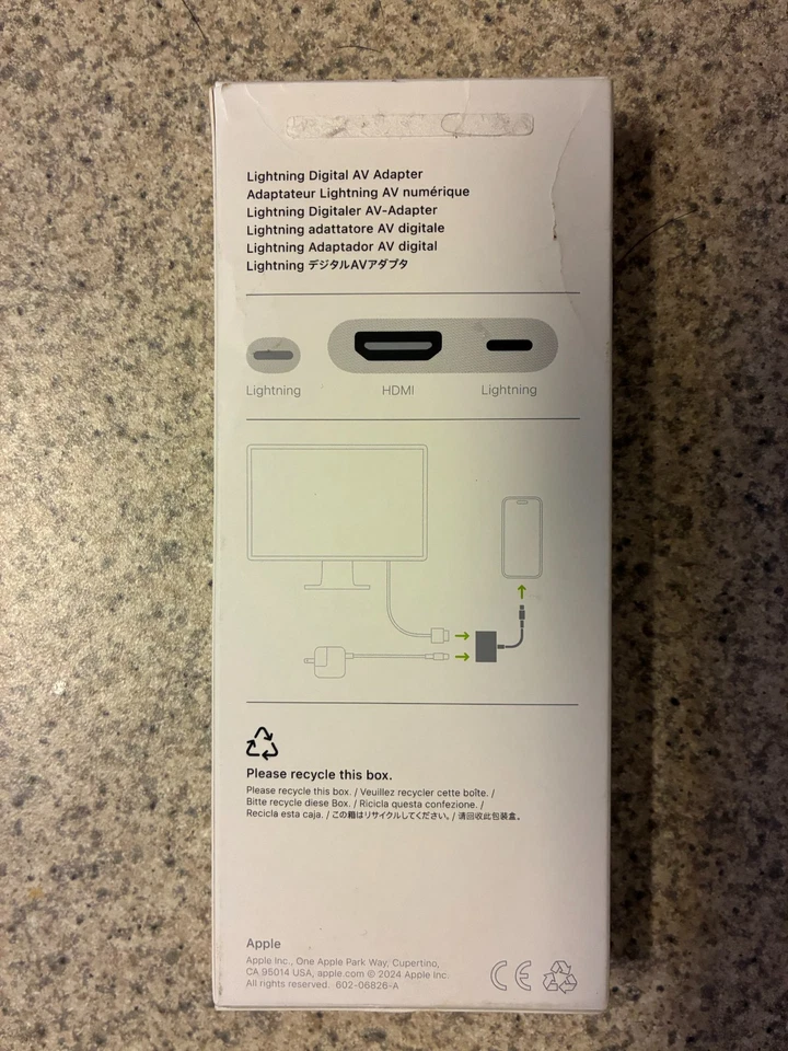 Apple Lightning to Digital AV Adapter – Genuine, Excellent Condition - Image 2 of 4