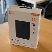 WD 6TB Portable Hard Drive – New & Sealed – USB 3.0 – Windows/Mac/Chrome OS