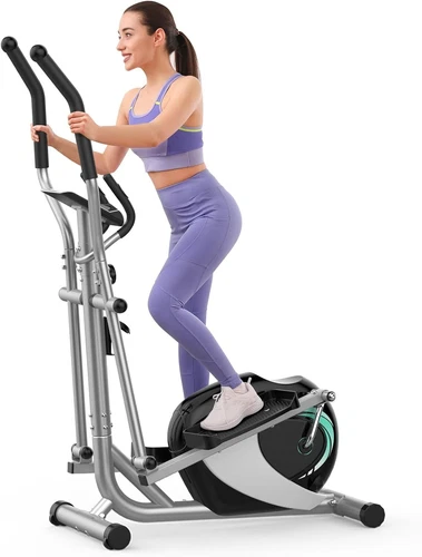 8 Level Resistance Magnetic Elliptical Machine Home Gym Workout Cross Trainer UK - Picture 3 of 13