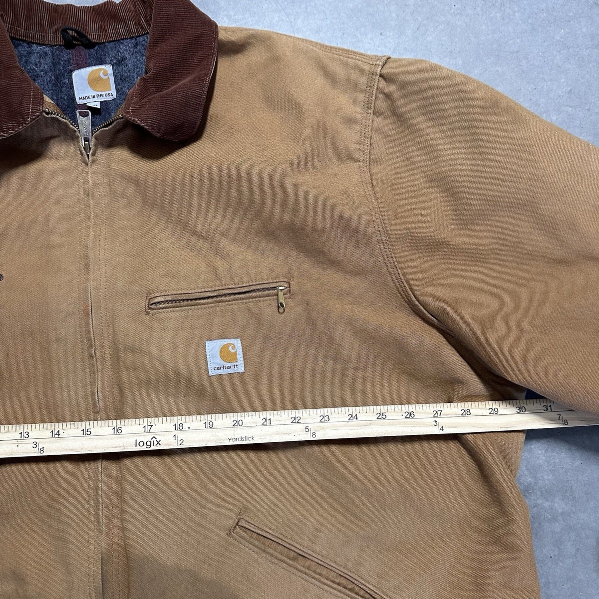 Vintage Carhartt J97 BRN Detroit Canvas Work Jacket Brown Vintage Carhartt J97 BRN Detroit Canvas Work Jacket Brown