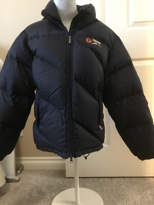 Nikko Outdoor Women Black Canadian Down Puffer Coat Medium Fit EUC