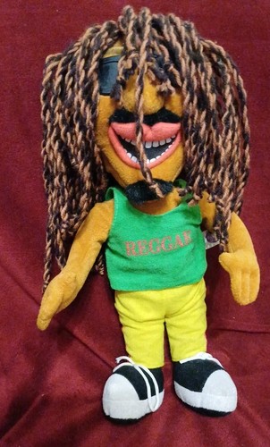 GIOCATTOLO PELUCHE MORBIDO RASTAFARIANO GIAMAICANO 14" ETICHETTA REGALO BOB MARLEY REGGAE DREADS - Foto 14 di 14