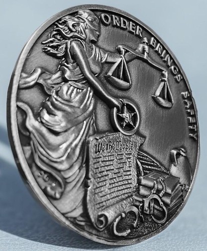 🔥Law & Order Chicago Scarface Al Capone Prohibition Bootleggers Challenge Coin - Picture 7 of 7