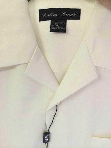 Men's 2 PC Walking Suit Short Sleeve Casual Shirt & Pants Set Solid Color #2954 - Picture 15 of 19
