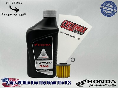 Cyclemax Standard GN4 10W-30 Oil Change Kit fits 2019-2025 Honda Super Cub C125