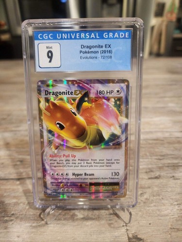 Dragonite-EX graded CGC 9 for sale on eBay
