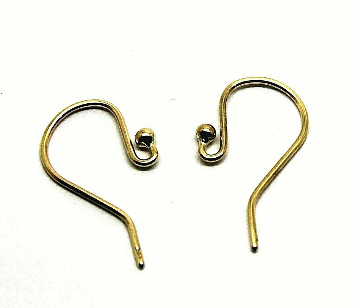 18ct 750 Yellow Gold Shepherd Hooks To Make You Own Earrings Free express post