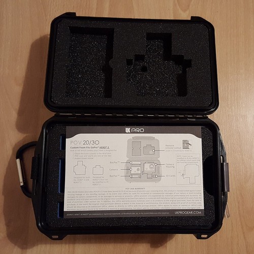 UK Pro POV 30 Deluxe Waterproof Travel Storage Hard Case White for GoPro & Bits! - Picture 8 of 17