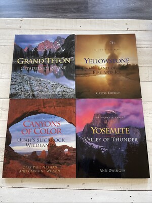 The Genesis Series 4 Book Lot : Yellowstone, Yosemite, Grand Teton, Canyons of