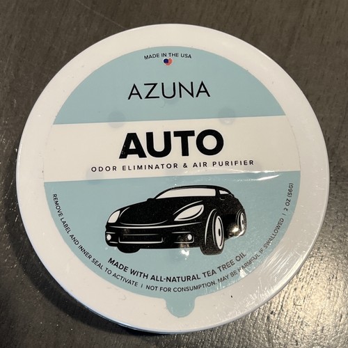 Azuna Antimicrobial Odor Eliminator Air Purifier - 2oz Jar for Auto