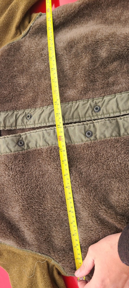 VTG WWII US Army M 48 M1947 Parka FURE LINER JACKET Size