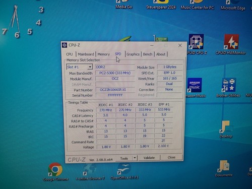 OCZ Arbeitsspeicher 4X1 GB N Vidia SLI.Gebraucht wie neu. - Bild 5 von 5