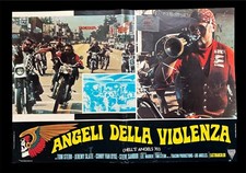 CINEMA fotobusta POSTER ANGELI DELLA VIOLENZA Hell's Angels SANDOR STERN Madden