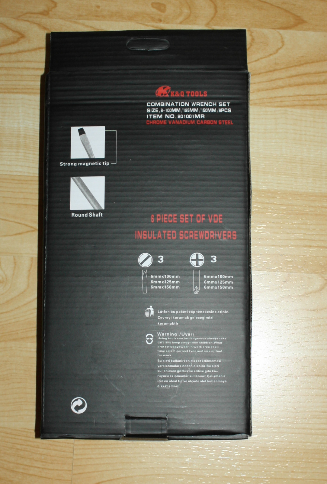 Insulated Screwdriver Slotted & Phillips 6 pc 100mm 125 mm 150 mm  New  