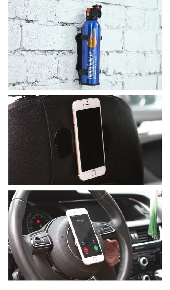 4 PIEZAS Rosa Florido Lama Nano Goma Fijadora Gel Almohadilla Coche Adhesivo Soporte para Teléfono Foto 4 de 4