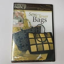 Sewing With Nancy Sew Clever Bags DVD With Nancy Zieman  2005 New Sealed