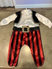 Kids Captain Hook Pirate Costume Size 12-18 Months