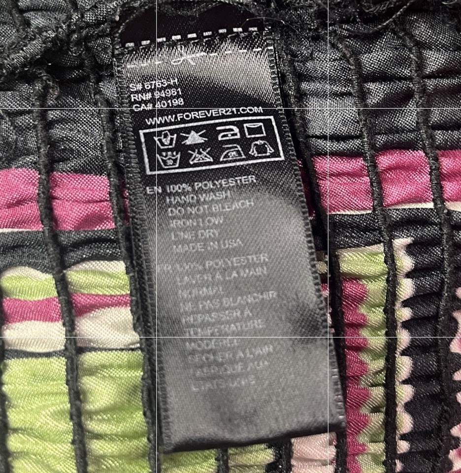 Vintage Y2K Silky Floral One Shoulder Classy Women’s Blouse Size Small