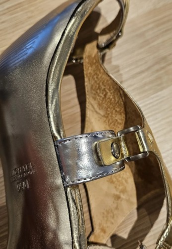 MICHAEL KORS, Metallic Gold Heels - Picture 11 of 12