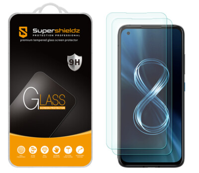 [2-Pack] Supershieldz Tempered Glass Screen Protector for Asus Zenfone 8 (5.9'')