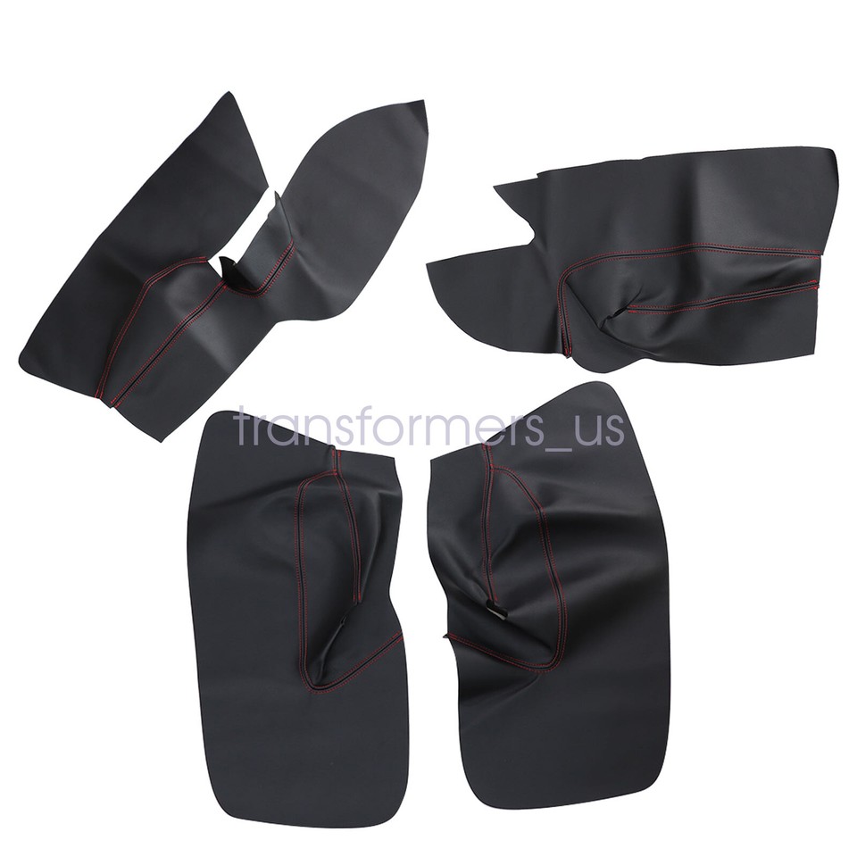 Left Hand Drive Microfiber Leather Door Panel Cover Compatible For VW