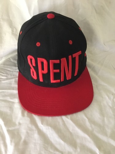 Gorra GASTADA, sombrero de béisbol, negro/rojo, logotipo, vintage, skate punk callejero - Imagen 4 de 10