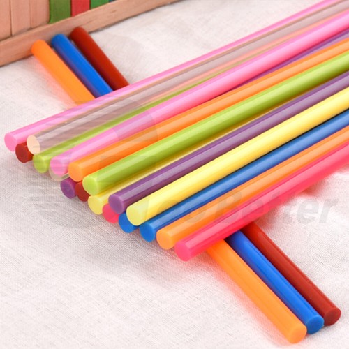7x200mm Coloured Glitter Hot Melt Adhesive Glue Gun Sticks Model Craft Hobby DIY - Picture 3 of 19
